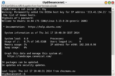 Connexion SSH avec password